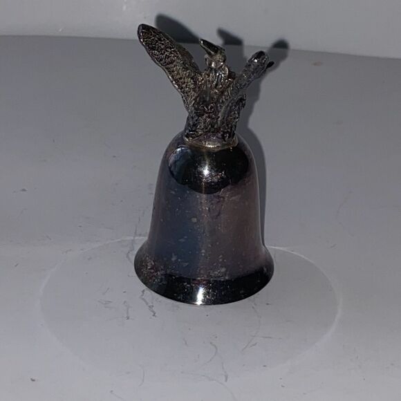 New England Collectors Society Mother Goose Silver Plate Bell Nursery Rhyme - Picture 5 of 9